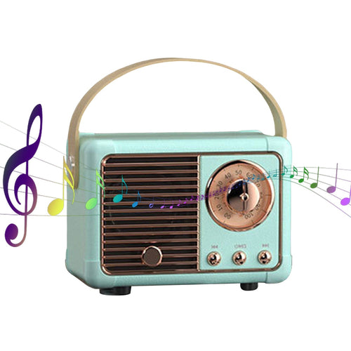 Retro Bluetooth Speaker with FM Radio