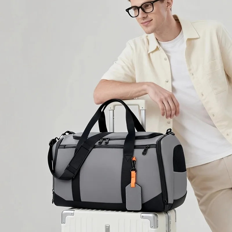 Large Capacity Travel Bag,Portable Overnight Duffel Bag,Sport Fitness Tote Bag,Perfect for Fitness, Sports And Adventures