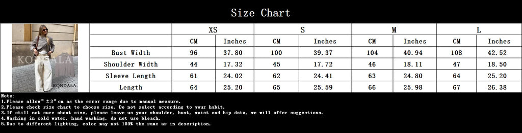KONDALA Elegant Commute Hacking Blazer Women‘s Semi-Open Trendy Blazer 2026 Spring Fashion High Street Vacation Casual Blazer