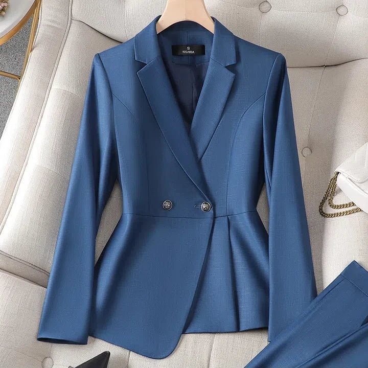 Plus Size Ladies Blazer Jacket Women Temperament Design OL Sense Niche Fashion Career Formal Dress Interview Workwear Suits