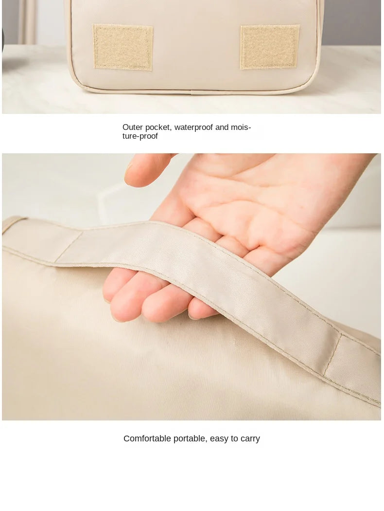 Travel Makeup Bag High Capacity Toiletries Storage Pouch Travel Make Up Organizer Waterproof Beauty Bag Bathroom Wash Bag