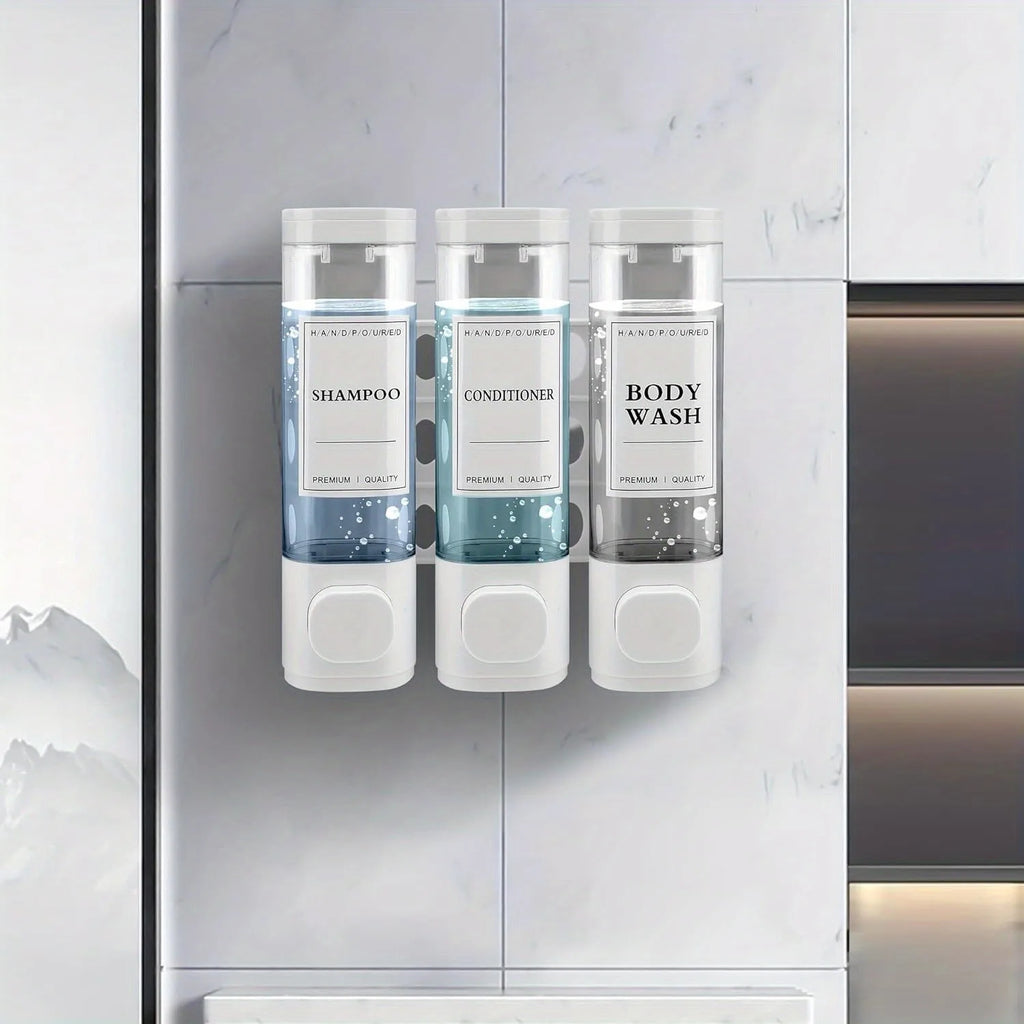 3-in-1 Wall-Mounted Shower Dispenser