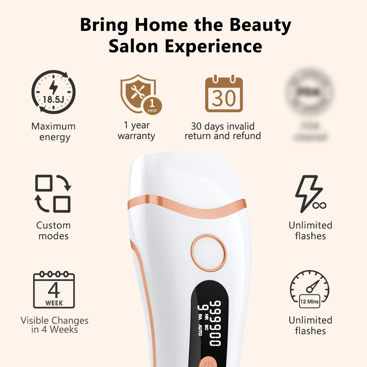 IPL Laser Hair Removal Epilator