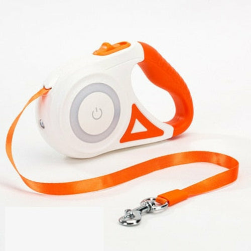 LED Retractable Dog Leash