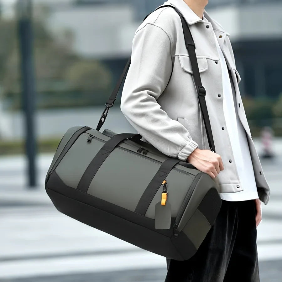 Large Capacity Travel Bag,Portable Overnight Duffel Bag,Sport Fitness Tote Bag,Perfect for Fitness, Sports And Adventures