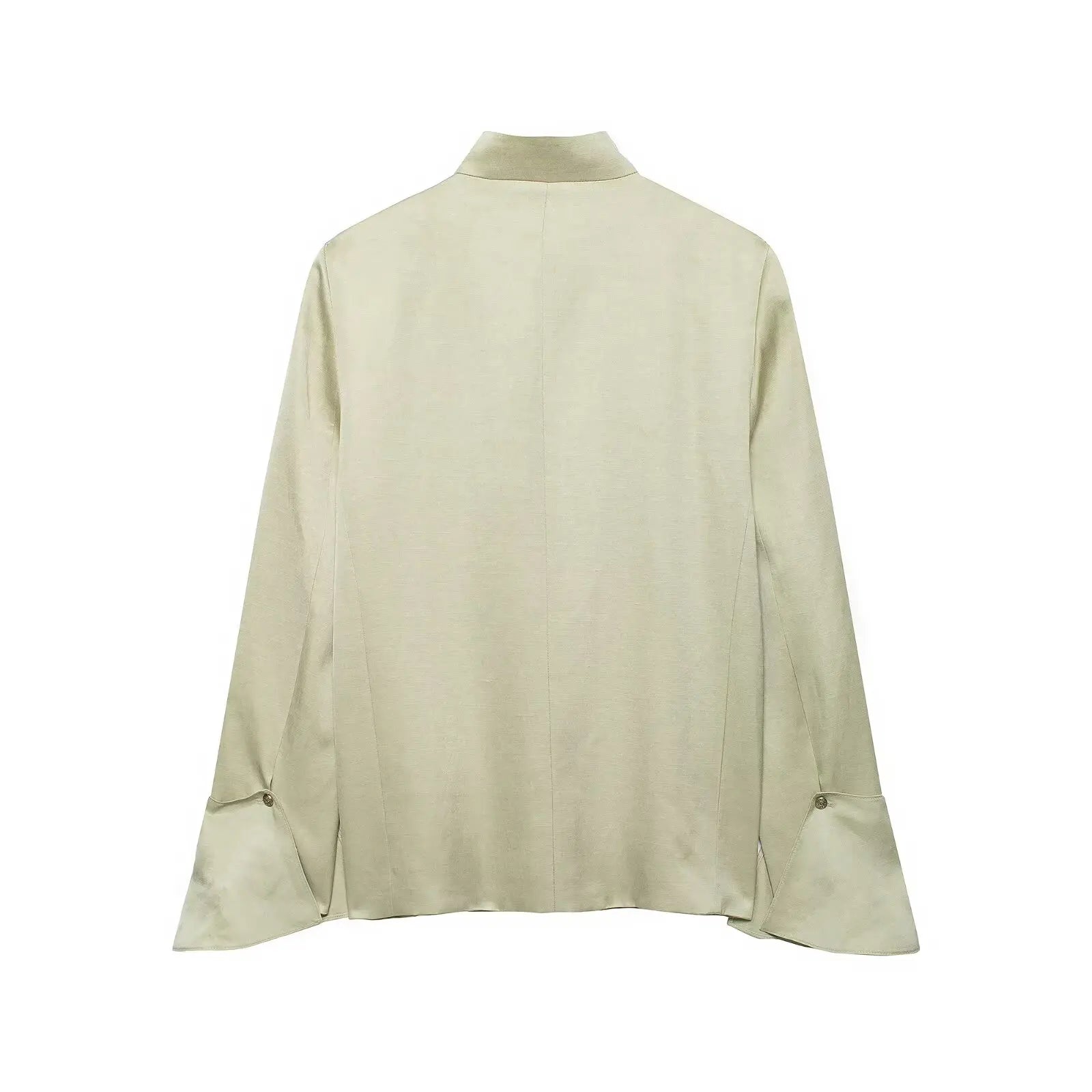 KONDALA Women Luxury Chic Laminated Blazer Vacation Casual 2026 Spring New Trends Blazer Ladies Half Turtleneck Commute Blazer
