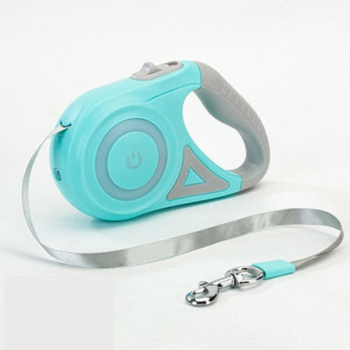 LED Retractable Dog Leash