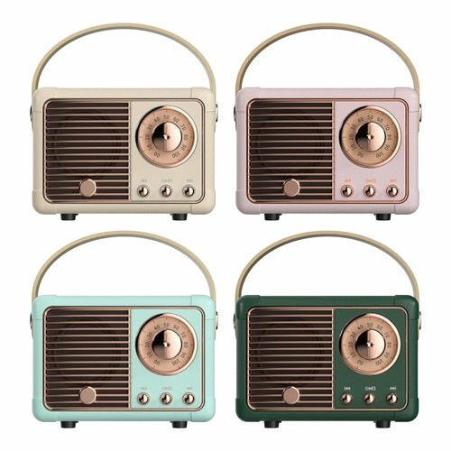 Retro Bluetooth Speaker with FM Radio