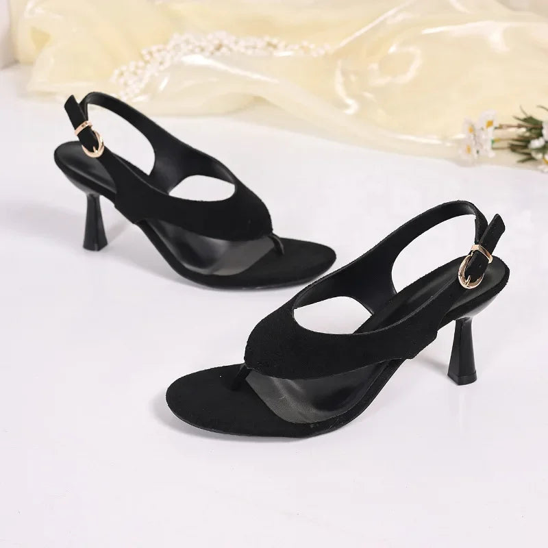 Women Sandals Fashion High Heels Sandals For Summer Women Shoes Ankle Strap Heel Zapatos Mujer Summer Footwear Women Pumps