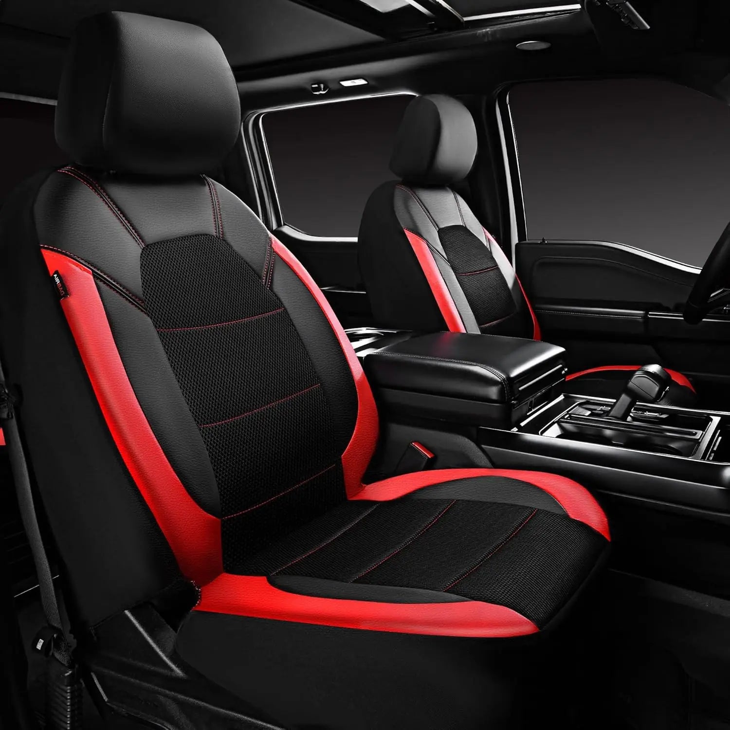 Universal 9 Pcs Car Seat Covers Full Set,5-Seat Leather Protectors with Headrest Covers,Waterproof Breathable for Cars SUVs