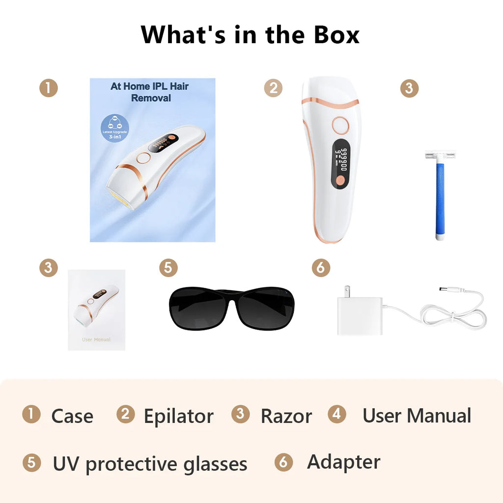IPL Laser Hair Removal Epilator