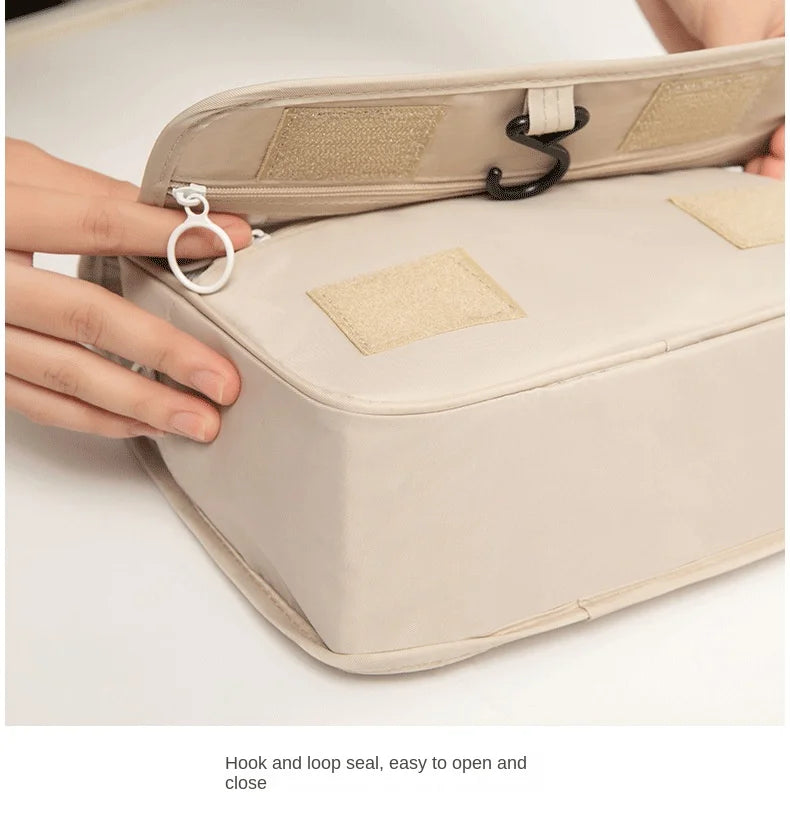 Travel Makeup Bag High Capacity Toiletries Storage Pouch Travel Make Up Organizer Waterproof Beauty Bag Bathroom Wash Bag