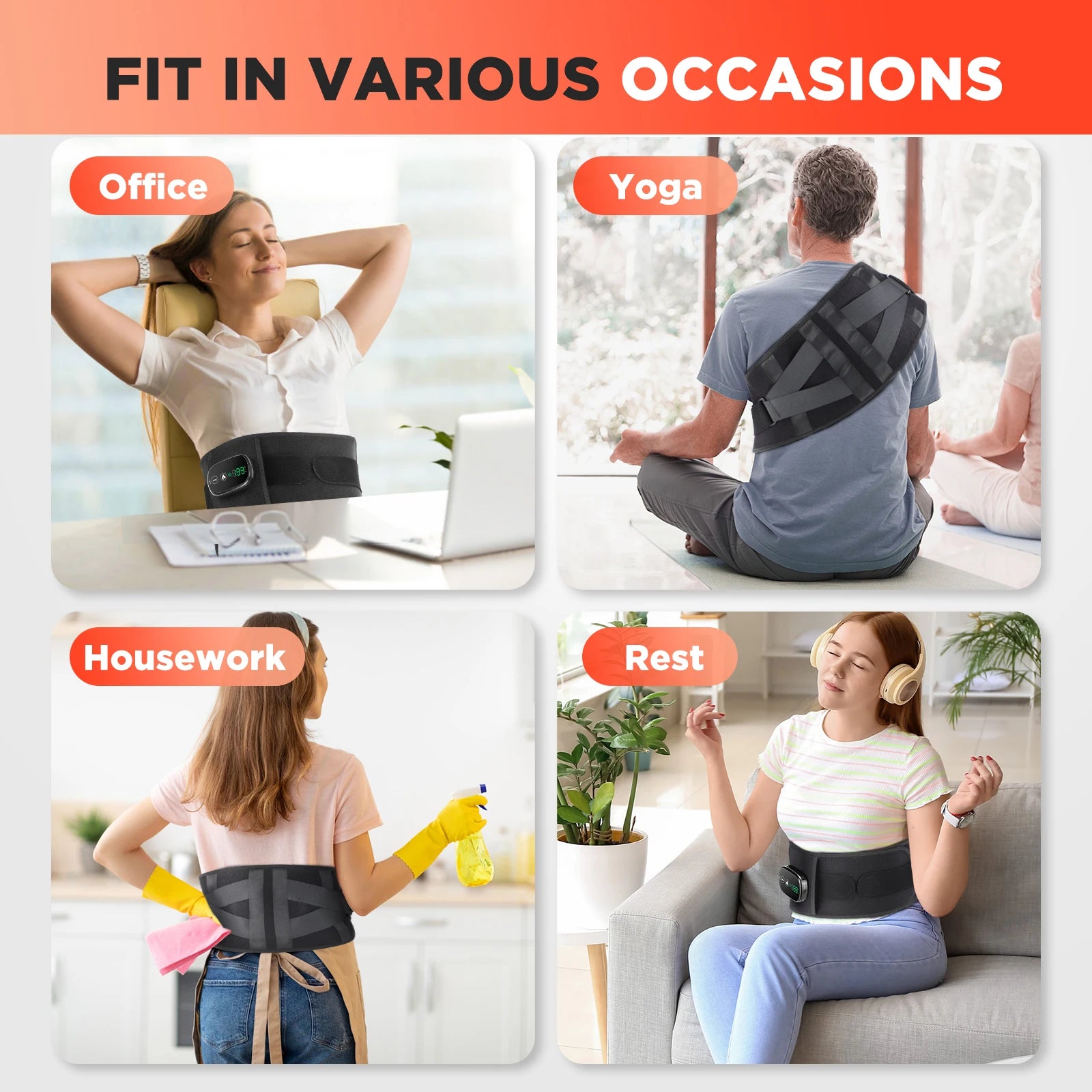 Infrared Heating Massage Belt