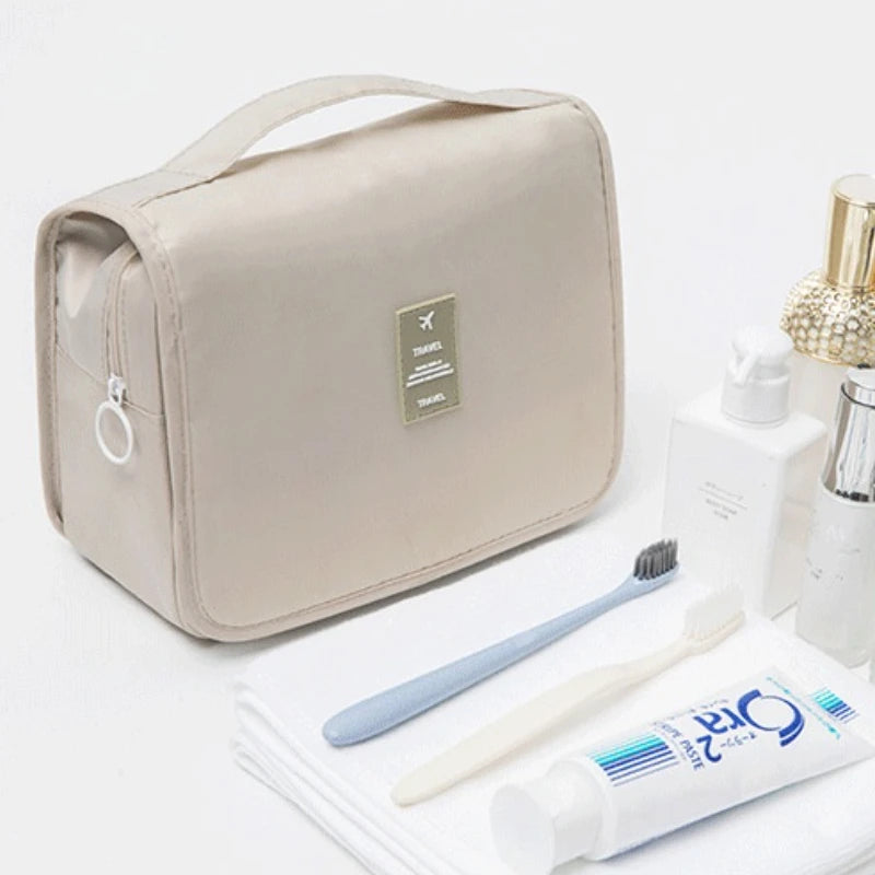 Travel Makeup Bag High Capacity Toiletries Storage Pouch Travel Make Up Organizer Waterproof Beauty Bag Bathroom Wash Bag