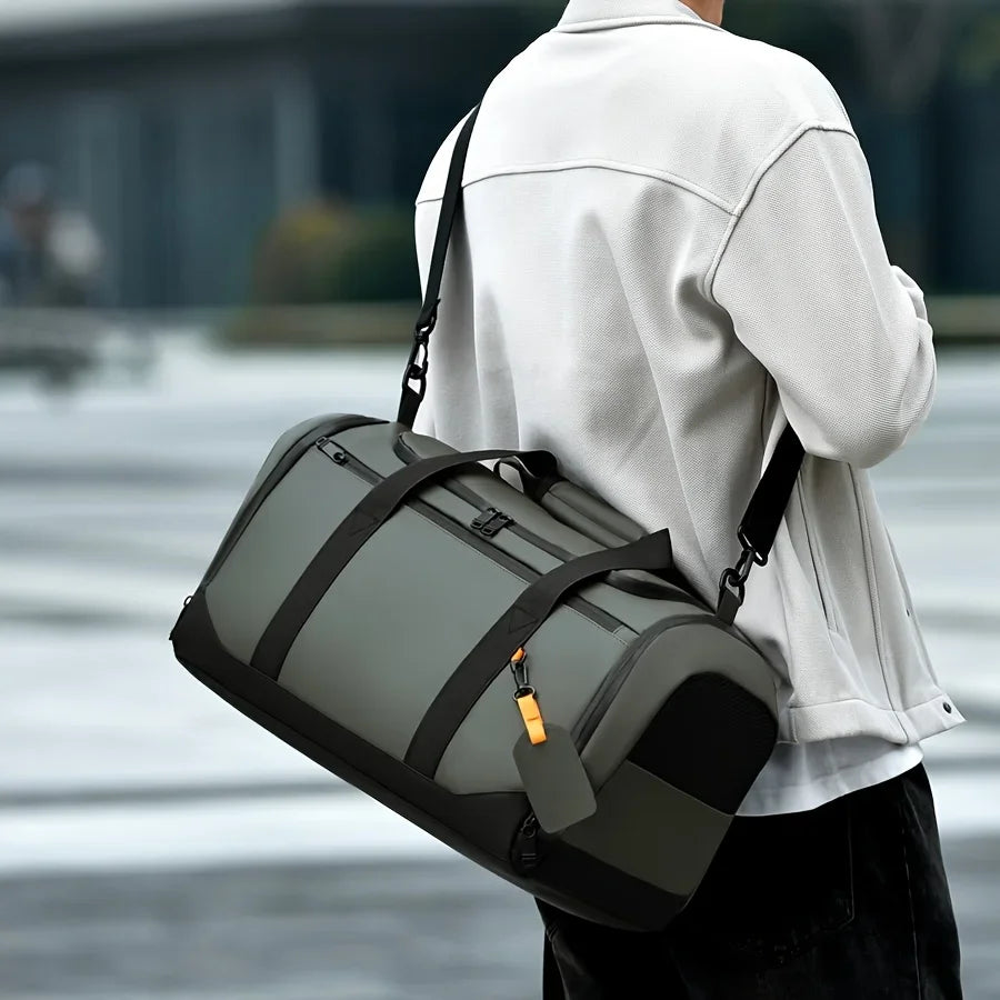 Large Capacity Travel Bag,Portable Overnight Duffel Bag,Sport Fitness Tote Bag,Perfect for Fitness, Sports And Adventures