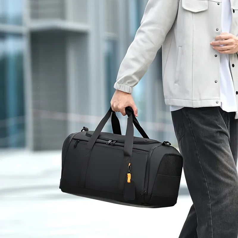 Large Capacity Travel Bag,Portable Overnight Duffel Bag,Sport Fitness Tote Bag,Perfect for Fitness, Sports And Adventures