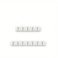 5/7 Clips Adhesive Cable Winder Desktop Wire Earphone Cable Holder Desk Organizer Stationery Office Supplies Material Escolar