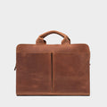 Leather Laptop Bag — Cognac